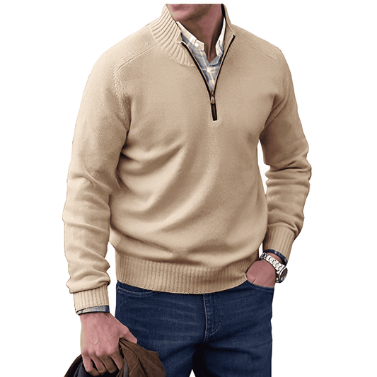 Marcus | Eleganter Pullover mit Reißverschluss