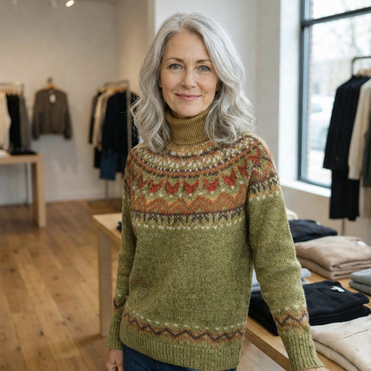 Elina | Eleganter Retro-Pullover