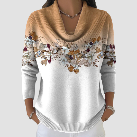 Blumen Strickpullover Alora