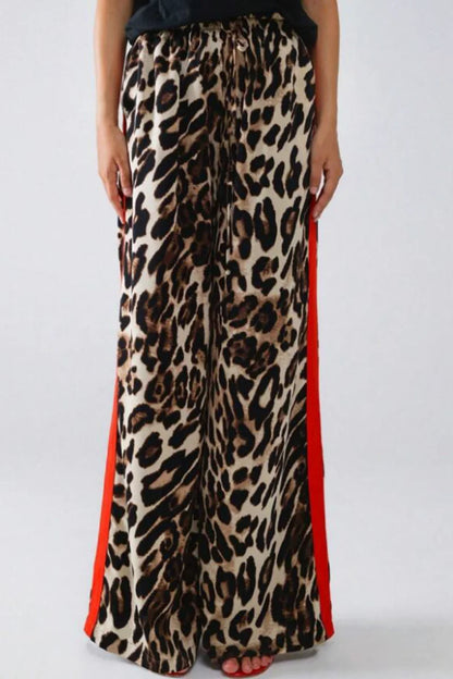 Romy™ | Leopard Hose mit Streifen