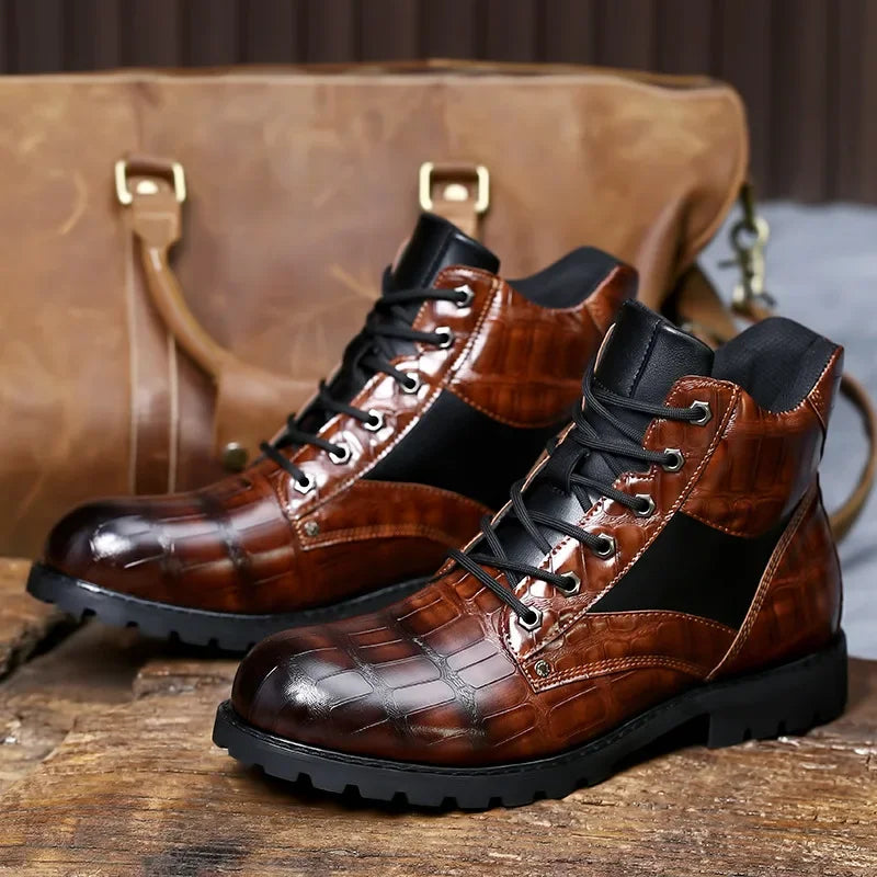 Lévant | Premium Stiefeletten mit strukturiertem Design