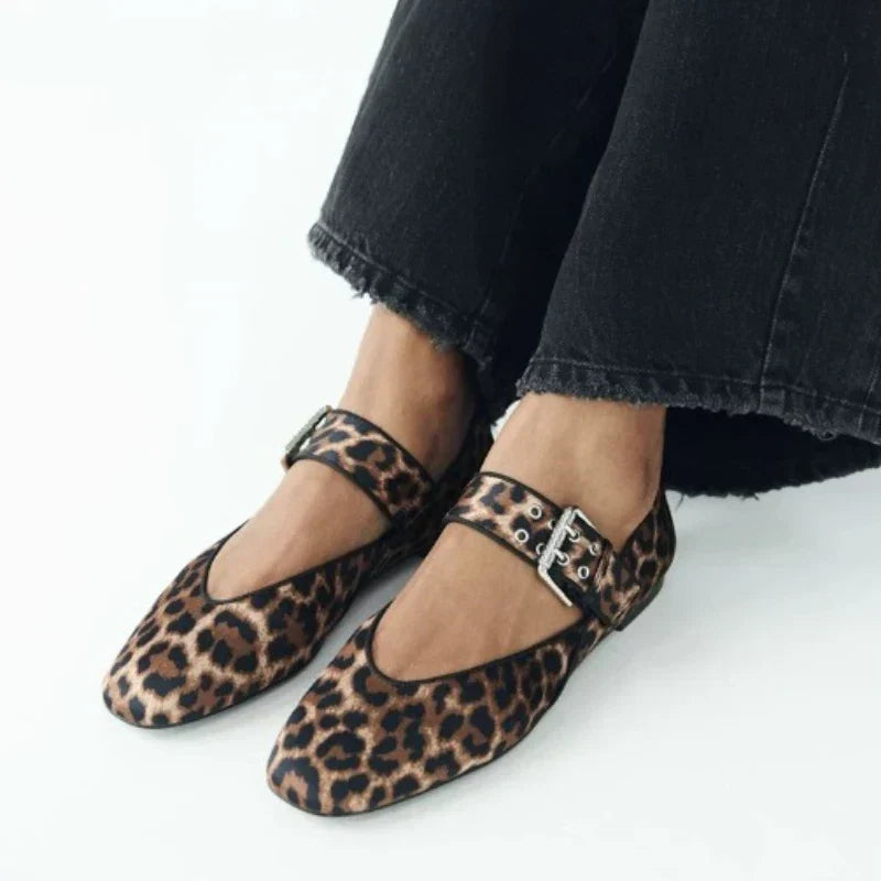 Claudia™ | Leopard Ballerinas