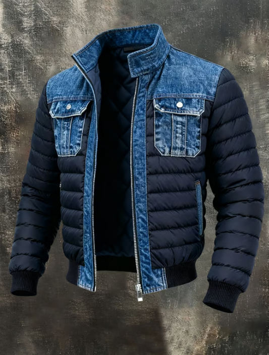 Gefütterte Denimjacke