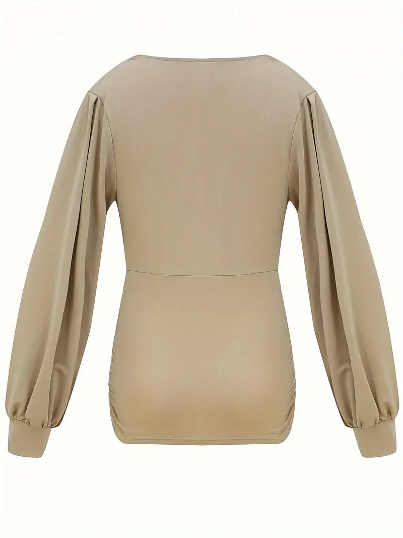 Stilvolle Bluse mit V-Ausschnitt