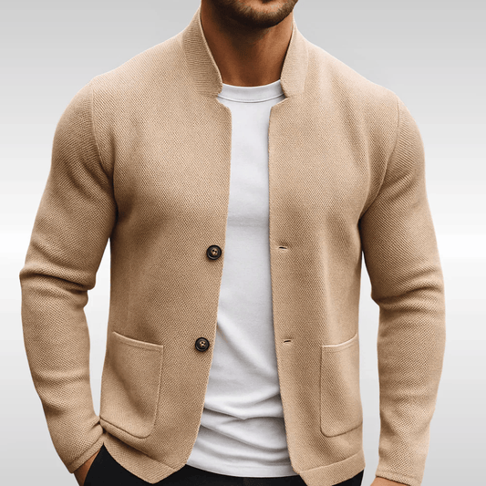 Leon – Strukturierte Strickjacke