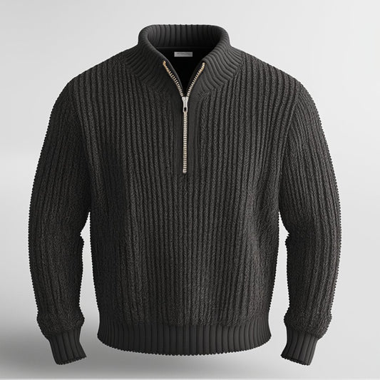 Highland Viertel-Reißverschluss Pullover